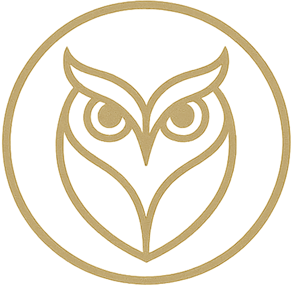 Sovushka owl monogram